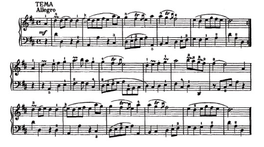 Mozart theme Willem van Nassau II